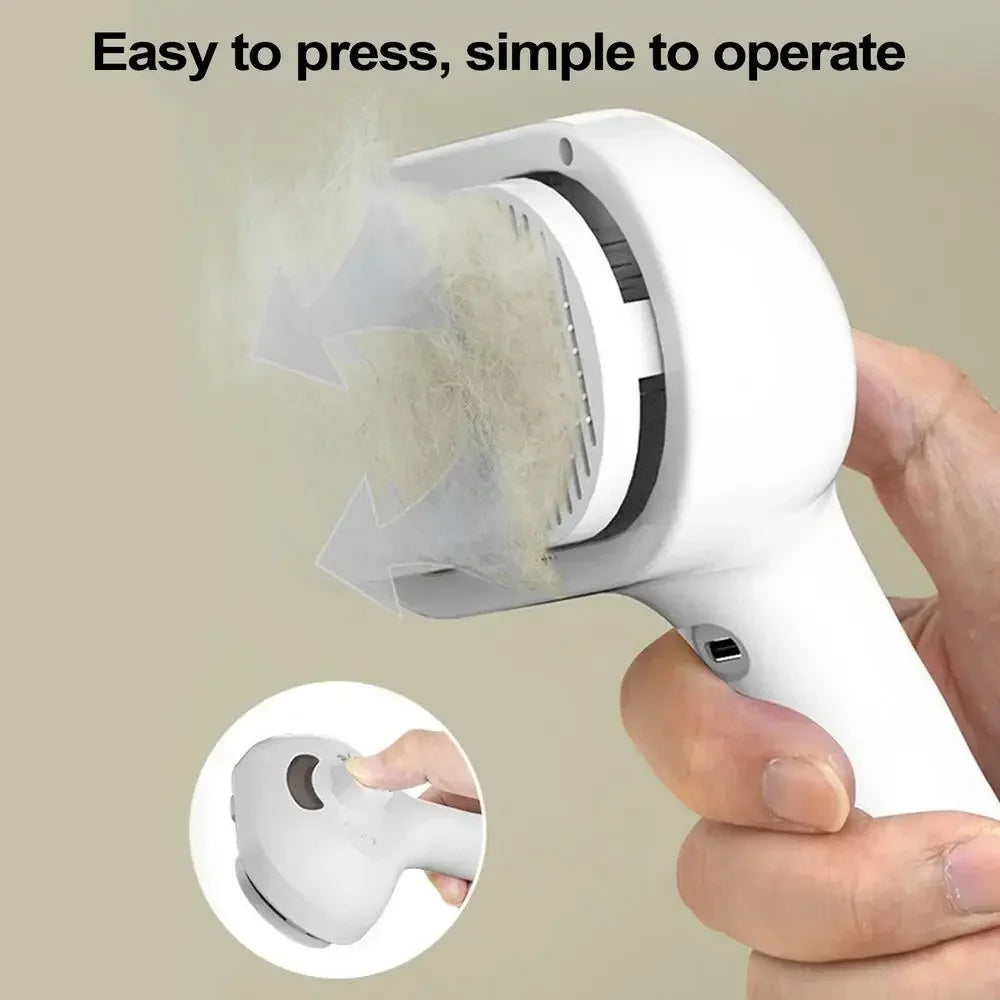 Steam Pet Grooming Brush